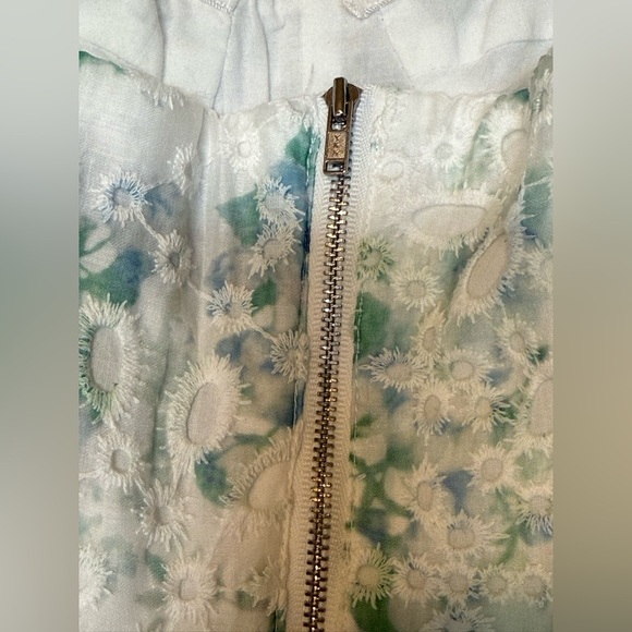 Bardot Lila Bustier Embroidered Corset in Water Floral Size Medium - Picture 6 of 7